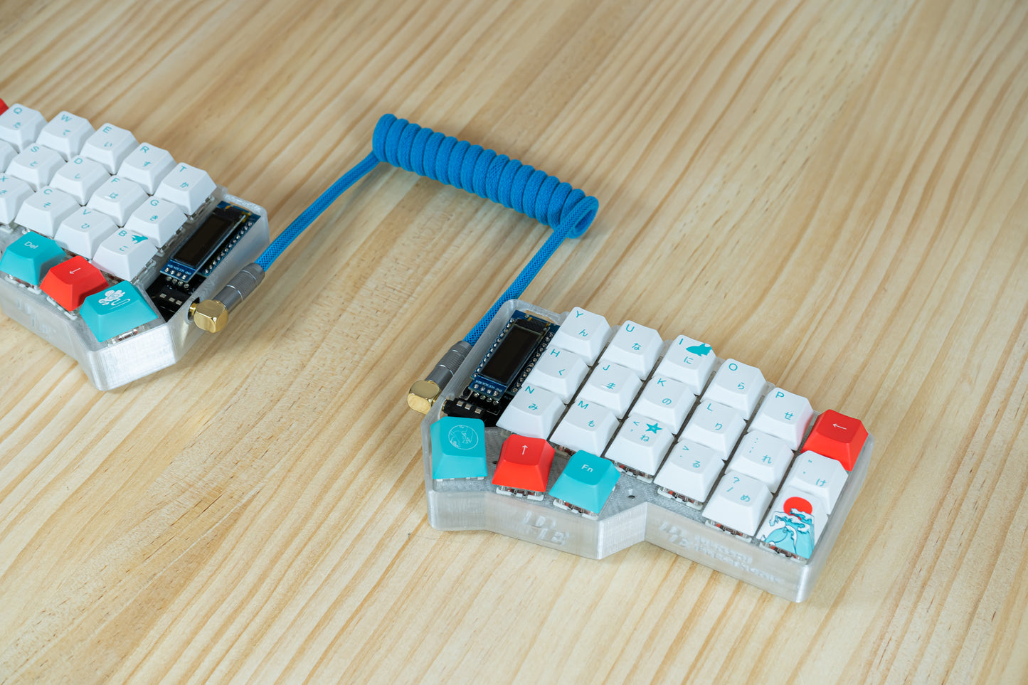 CRKBD Corne With Coral Sea Ergo ANSI ASSEMBLED MECHANICAL KEYBOARD