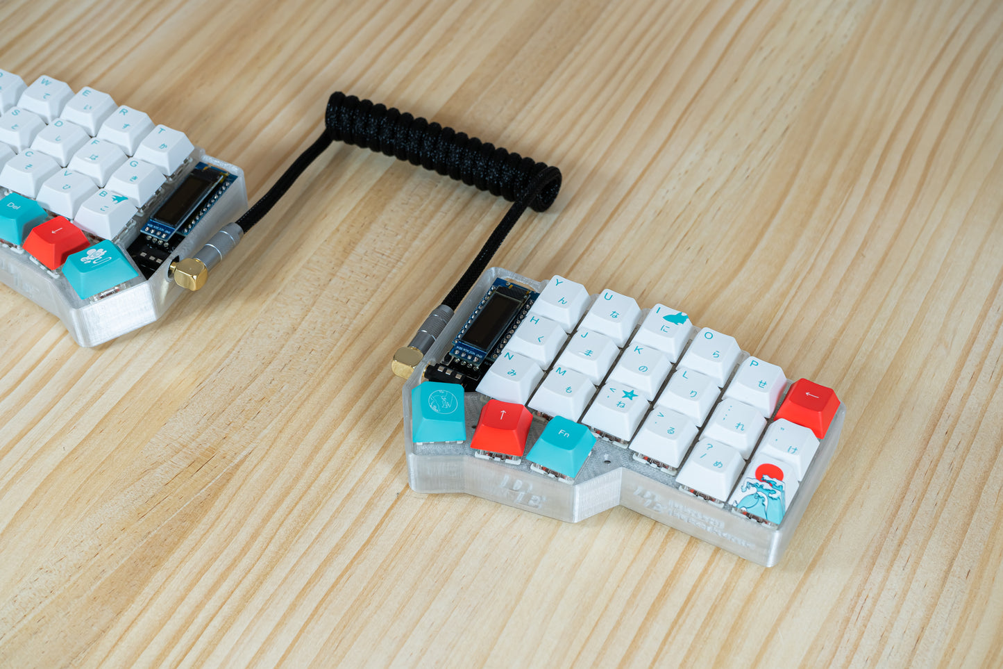 CRKBD Corne With Coral Sea Ergo ANSI ASSEMBLED MECHANICAL KEYBOARD