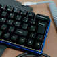 DE64 / ALUMINIUM CASE WITH JAPANESE WOB ISO ES / ASSEMBLED 60% MECHANICAL KEYBOARD