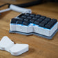 CRKBD Corne White & Black ASSEMBLED MECHANICAL KEYBOARD