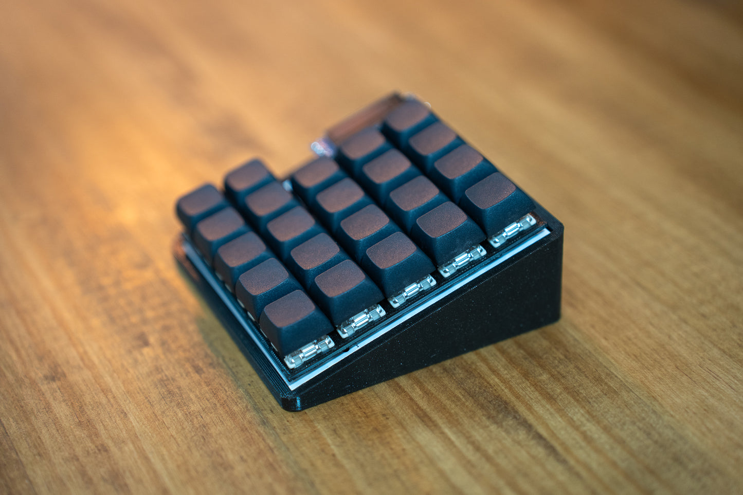 Demacro Macro Pad QMK/VIA Compatible With Full Black Keycaps