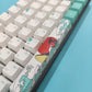 DE61C WITH JAPANESE CORAL SEA / ASSEMBLED 60% MECHANICAL KEYBOARD