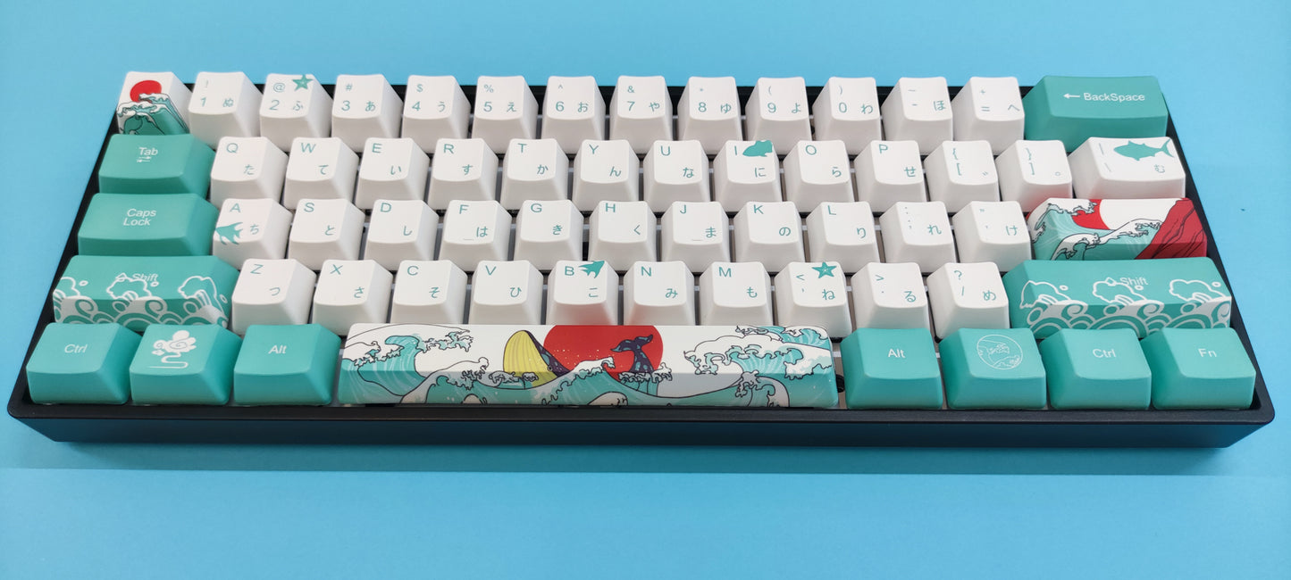 CORAL SEA PBT KEYCAPS