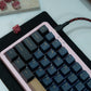 KF068 WITH PBT BLUE / RED SAMURAI KEYCAPS / WIRELESS ASSEMBLED 65% HOT-SWAP MECHANICAL KEYBOARD