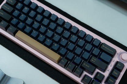PBT DOUBLESHOT OEM PROFILE BLUE SAMURAI / RED SAMURAI KEYCAPS SET