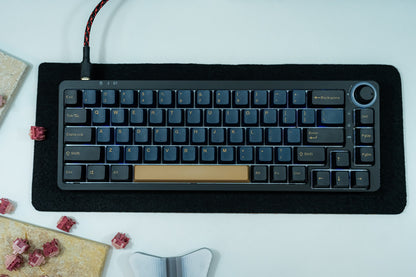 PBT DOUBLESHOT OEM PROFILE BLUE SAMURAI / RED SAMURAI KEYCAPS SET