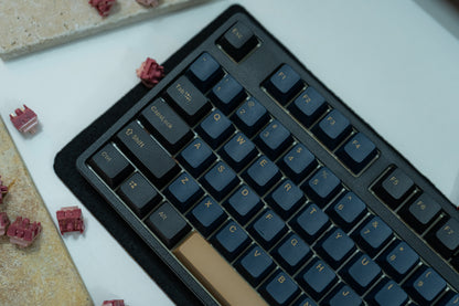 PBT DOUBLESHOT OEM PROFILE BLUE SAMURAI / RED SAMURAI KEYCAPS SET