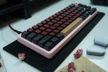 PBT DOUBLESHOT OEM PROFILE BLUE SAMURAI / RED SAMURAI KEYCAPS SET