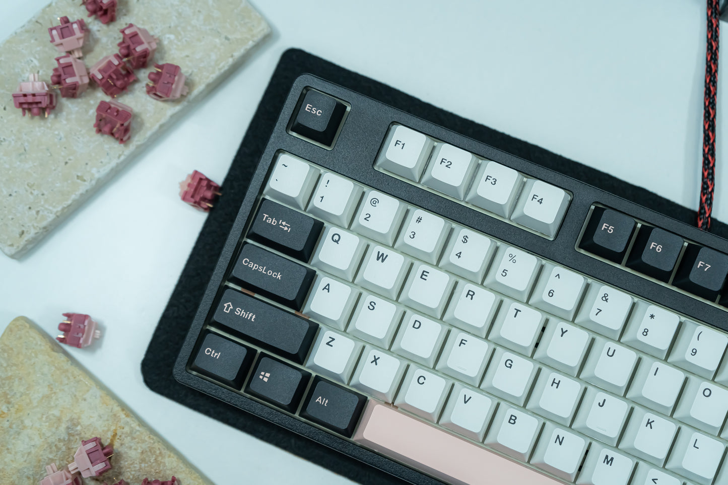 PBT DOUBLESHOT OEM PROFILE OLIVIA KEYCAPS SET