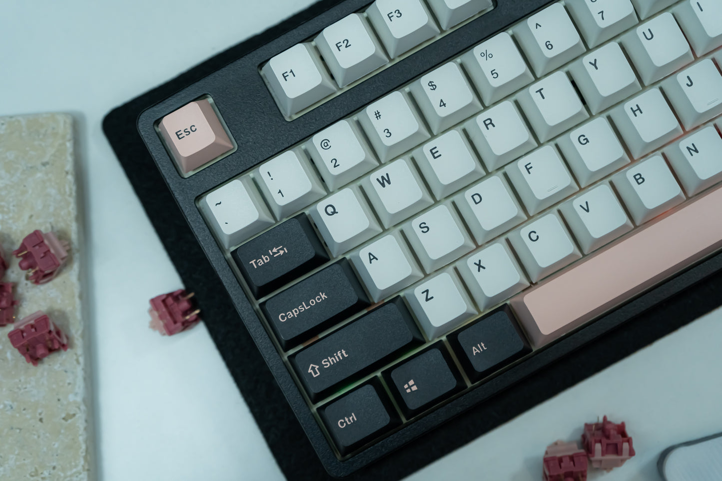 PBT DOUBLESHOT OEM PROFILE OLIVIA KEYCAPS SET