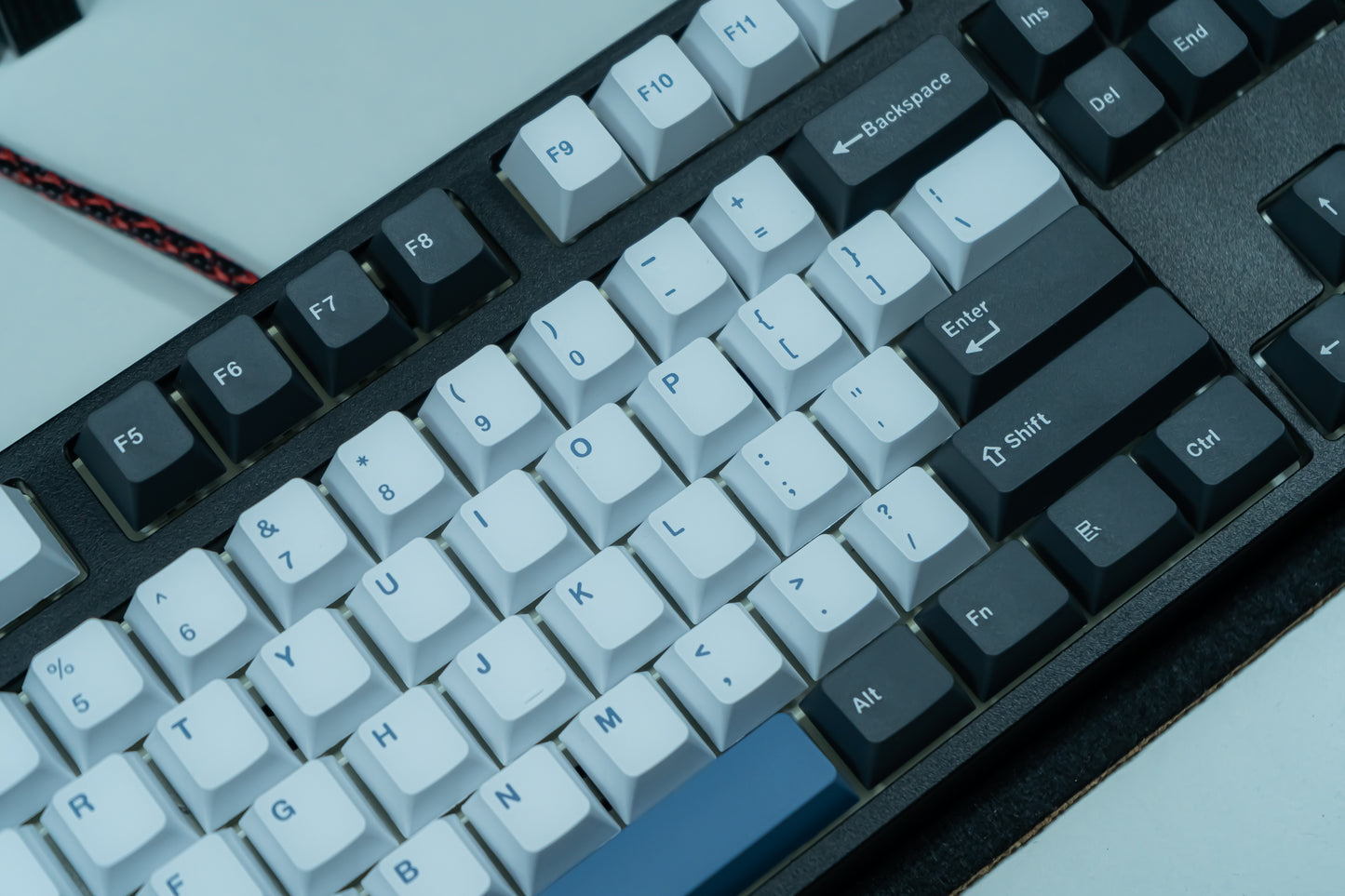 PBT DOUBLESHOT OEM PROFILE ARTIC KEYCAPS SET