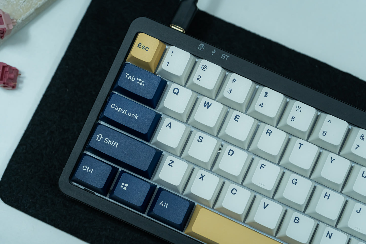 PBT DOUBLESHOT OEM PROFILE RUDY KEYCAPS SET