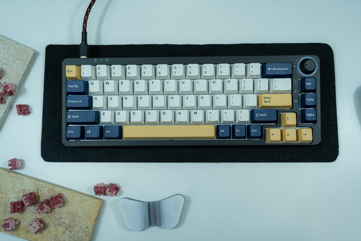 PBT DOUBLESHOT OEM PROFILE RUDY KEYCAPS SET