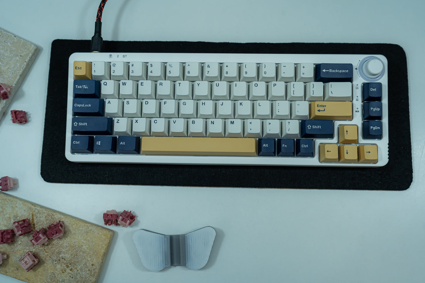 PBT DOUBLESHOT OEM PROFILE RUDY KEYCAPS SET