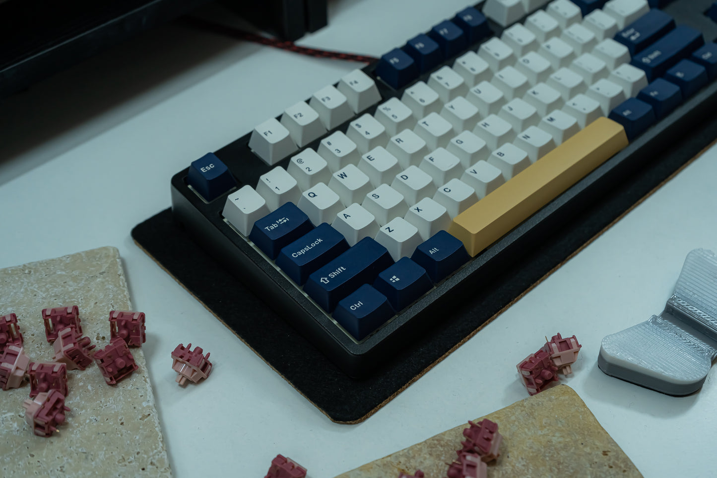 PBT DOUBLESHOT OEM PROFILE RUDY KEYCAPS SET