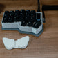 CRKBD Japanese White & Black Ergo ISO ES Keyboard ASSEMBLED MECHANICAL KEYBOARD