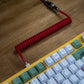 GLOW RED SYMMETRICAL AV CABLE