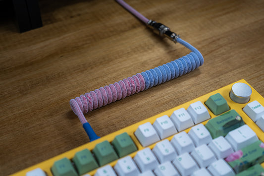 RED & BLUE SYMMETRICAL AV CABLE