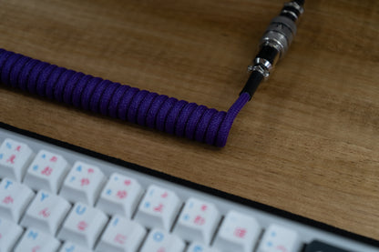 DARK PURPLE SYMMETRICAL AV CABLE