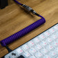 DARK PURPLE SYMMETRICAL AV CABLE