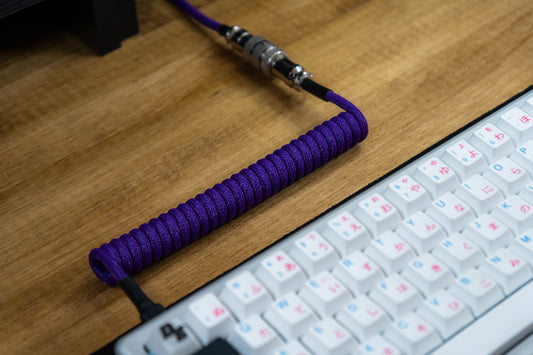 DARK PURPLE SYMMETRICAL AV CABLE