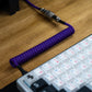 DARK PURPLE SYMMETRICAL AV CABLE