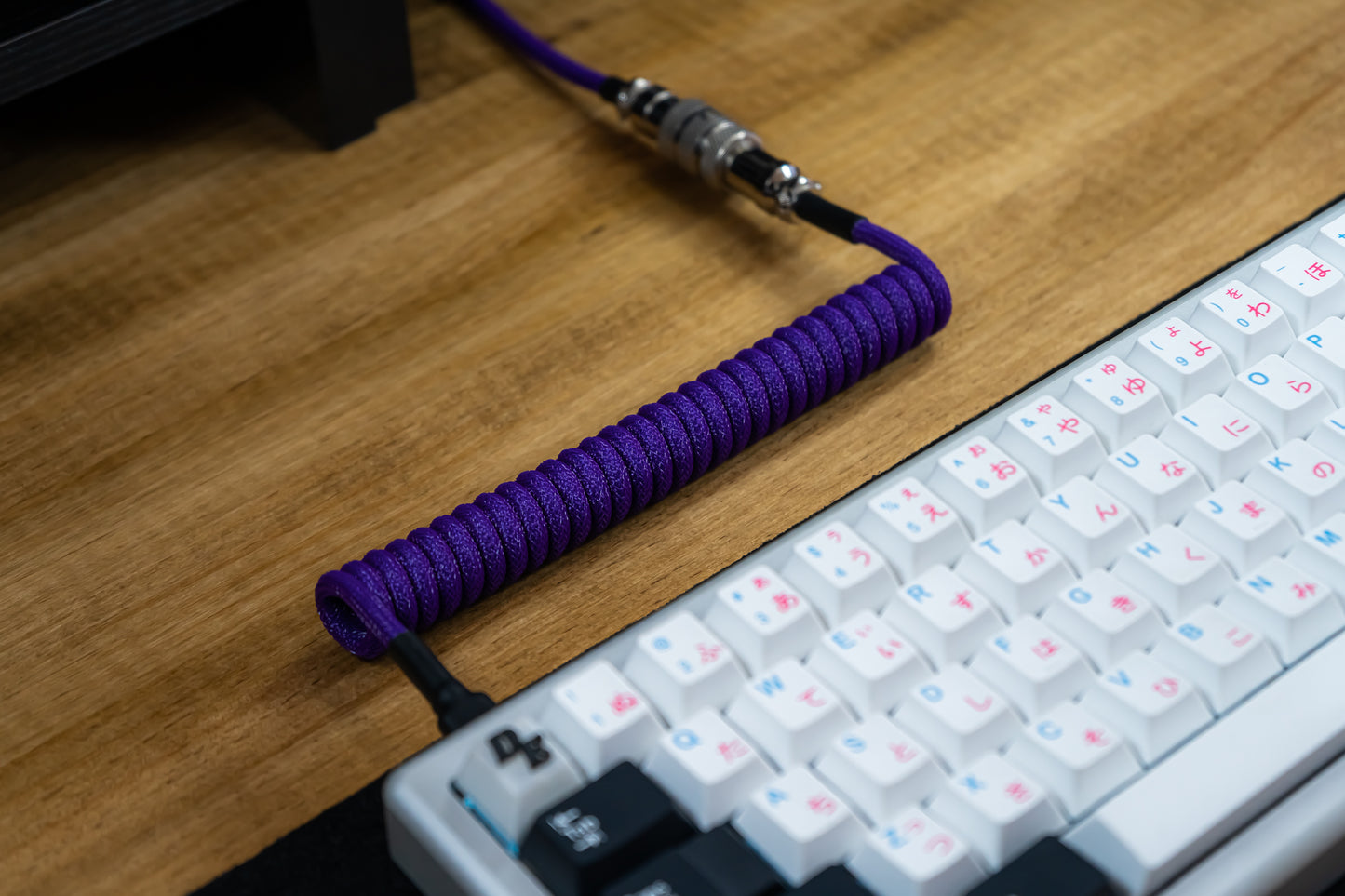 DARK PURPLE SYMMETRICAL AV CABLE