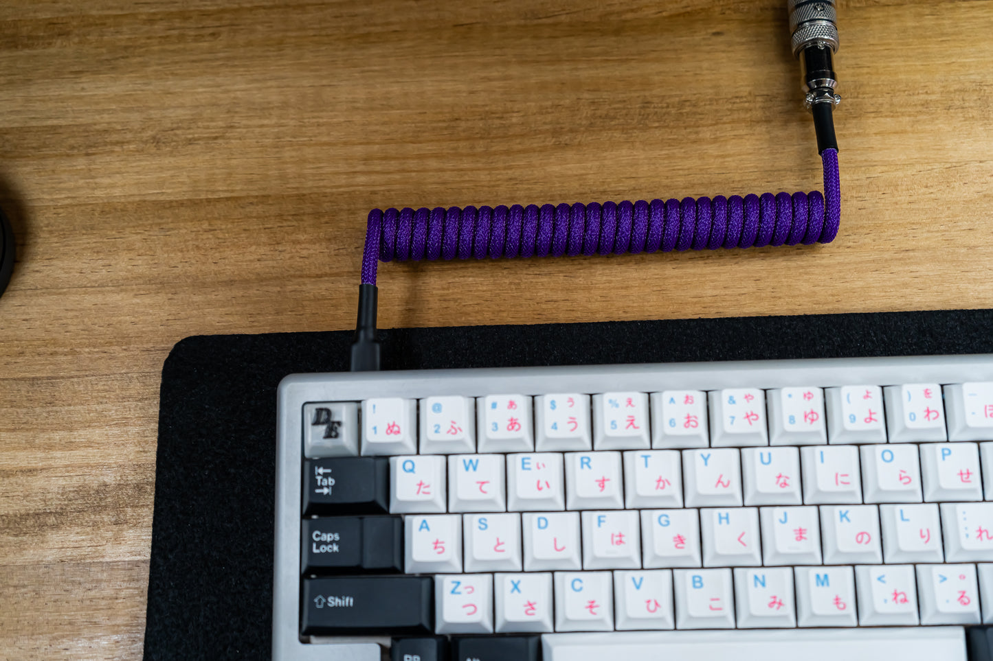 DARK PURPLE SYMMETRICAL AV CABLE