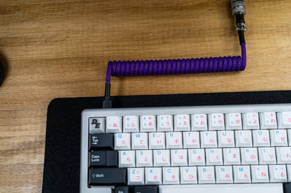 DARK PURPLE SYMMETRICAL AV CABLE