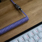 CLEAR PURPLE SYMMETRICAL AV CABLE