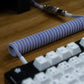 LIGHT PURPLE SYMMETRICAL AV CABLE