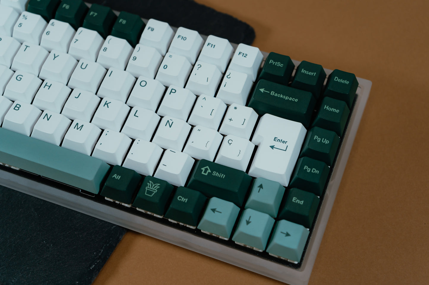 YMD75 V3 QMK/VIA WITH GREEN LOTO ISO ES / ASSEMBLED 75% HOT-SWAP MECHANICAL KEYBOARD