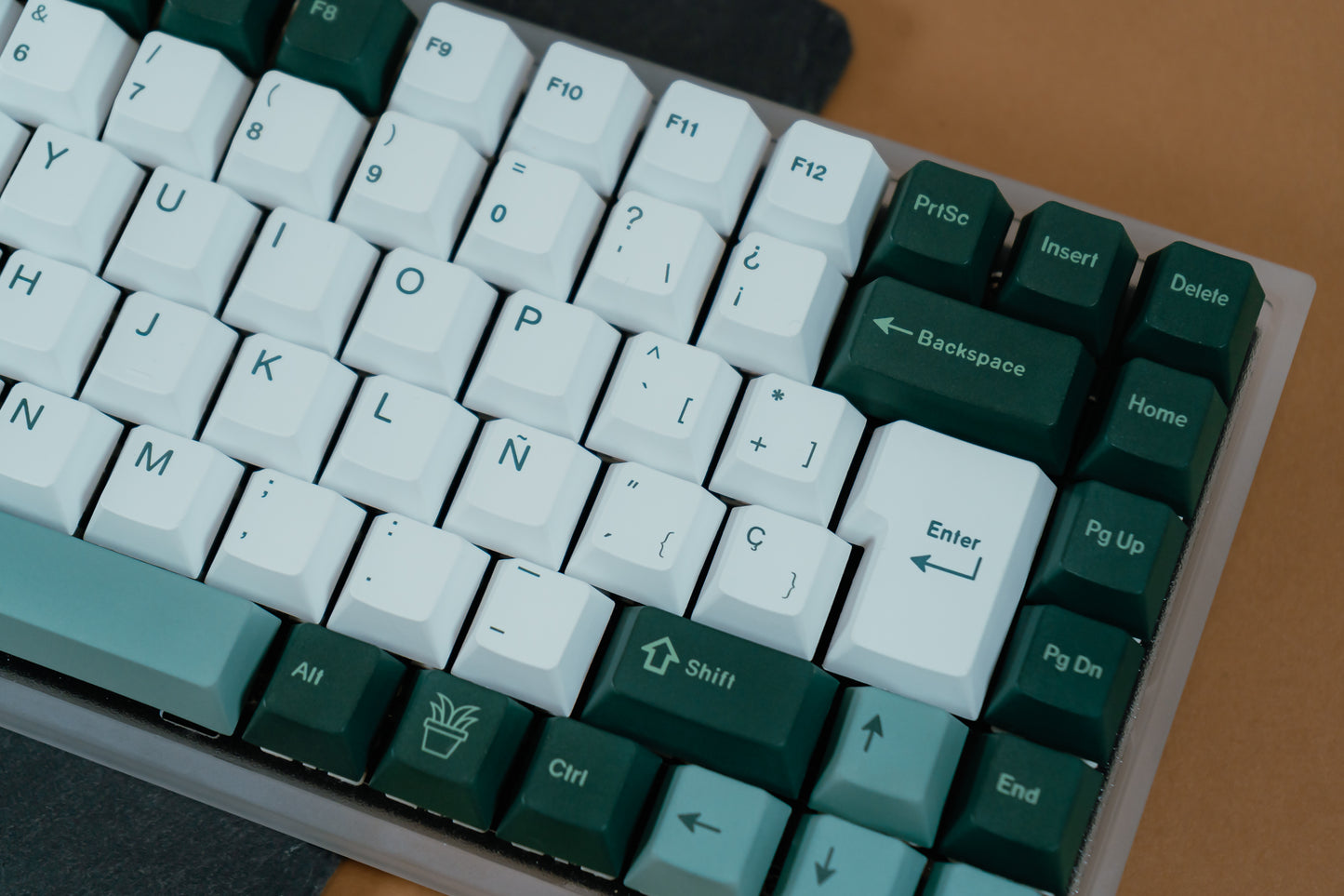 YMD75 V3 QMK/VIA WITH GREEN LOTO ISO ES / ASSEMBLED 75% HOT-SWAP MECHANICAL KEYBOARD 