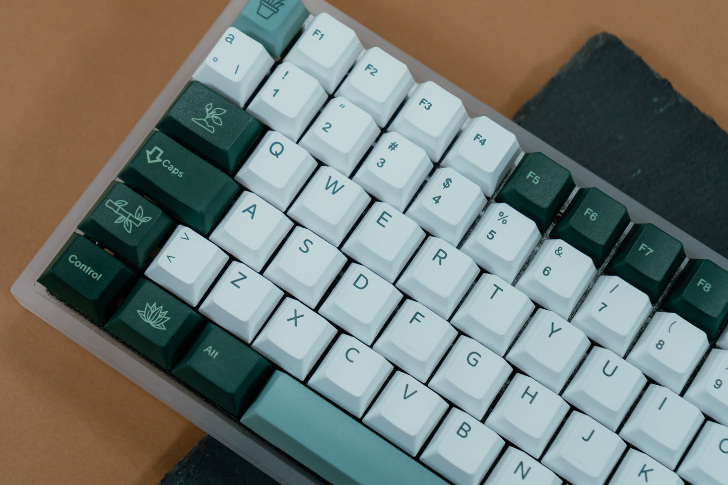 YMD75 V3 QMK/VIA WITH GREEN LOTO ISO ES / ASSEMBLED 75% HOT-SWAP MECHANICAL KEYBOARD 