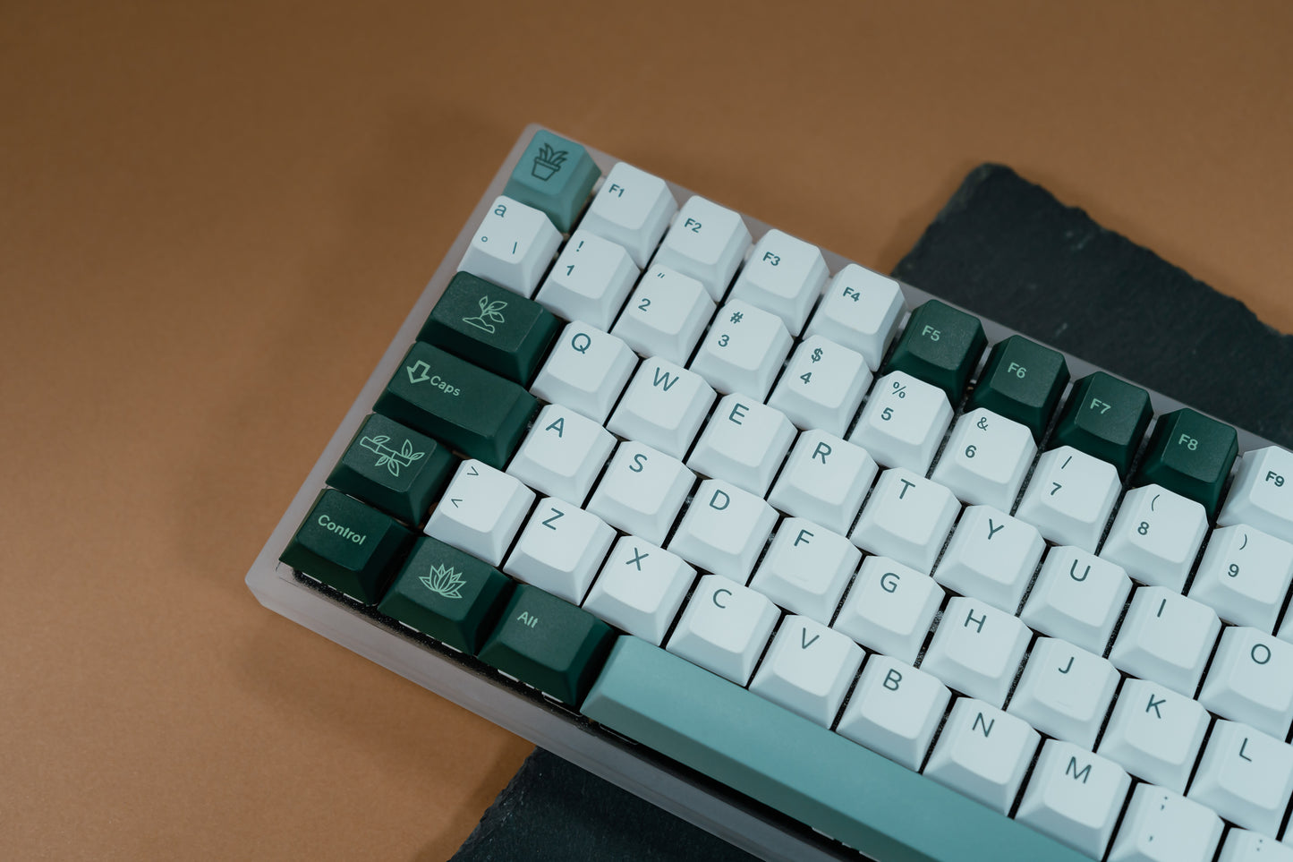YMD75 V3 QMK/VIA WITH GREEN LOTO ISO ES / ASSEMBLED 75% HOT-SWAP MECHANICAL KEYBOARD 