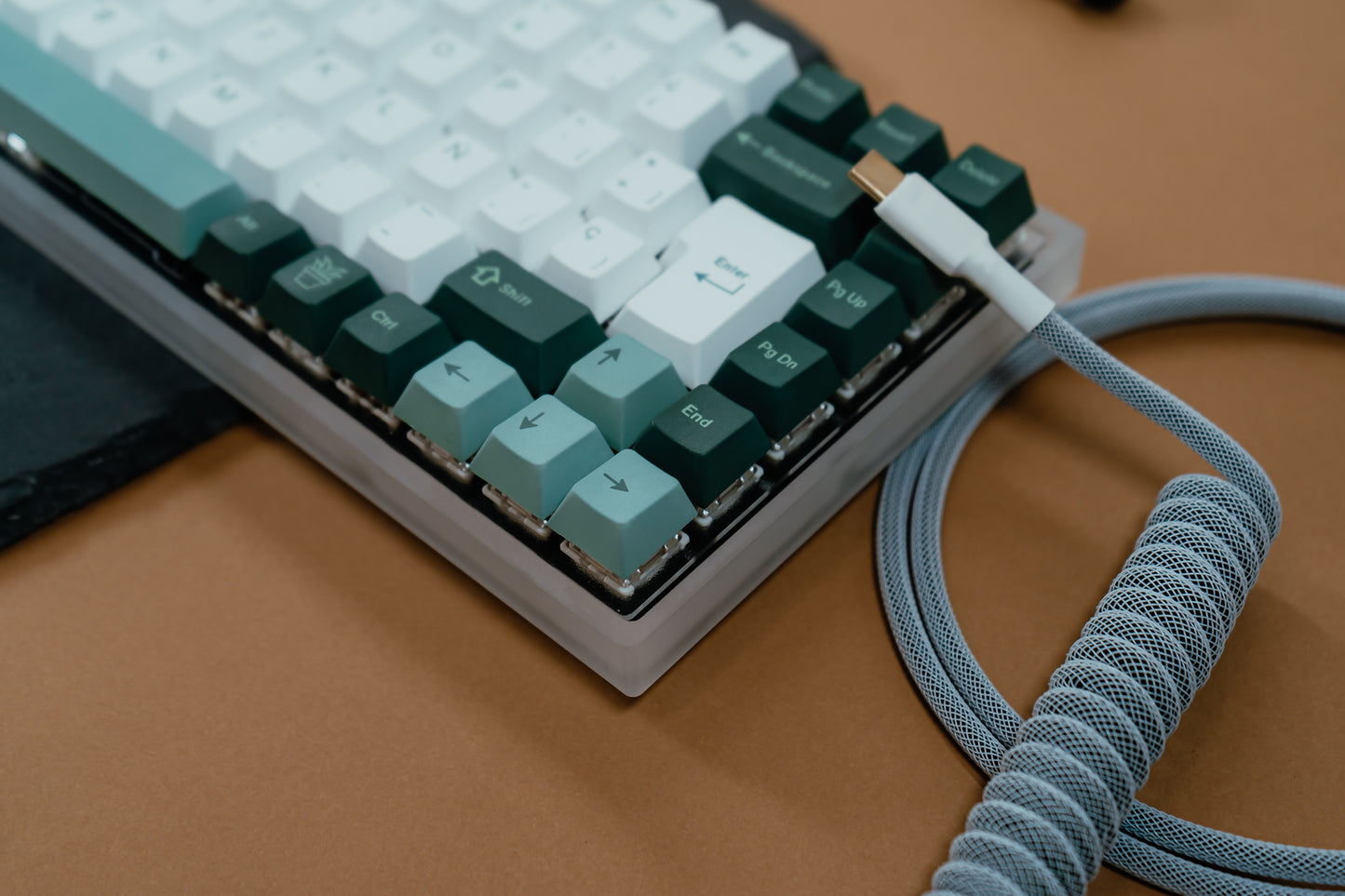 YMD75 V3 QMK/VIA WITH GREEN LOTO ISO ES / ASSEMBLED 75% HOT-SWAP MECHANICAL KEYBOARD 