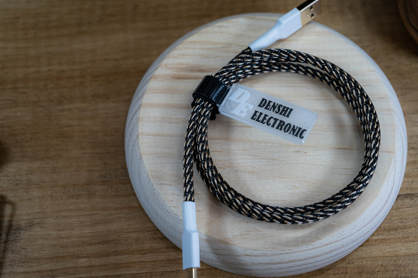 Basic Black & Yellow Cream Cable