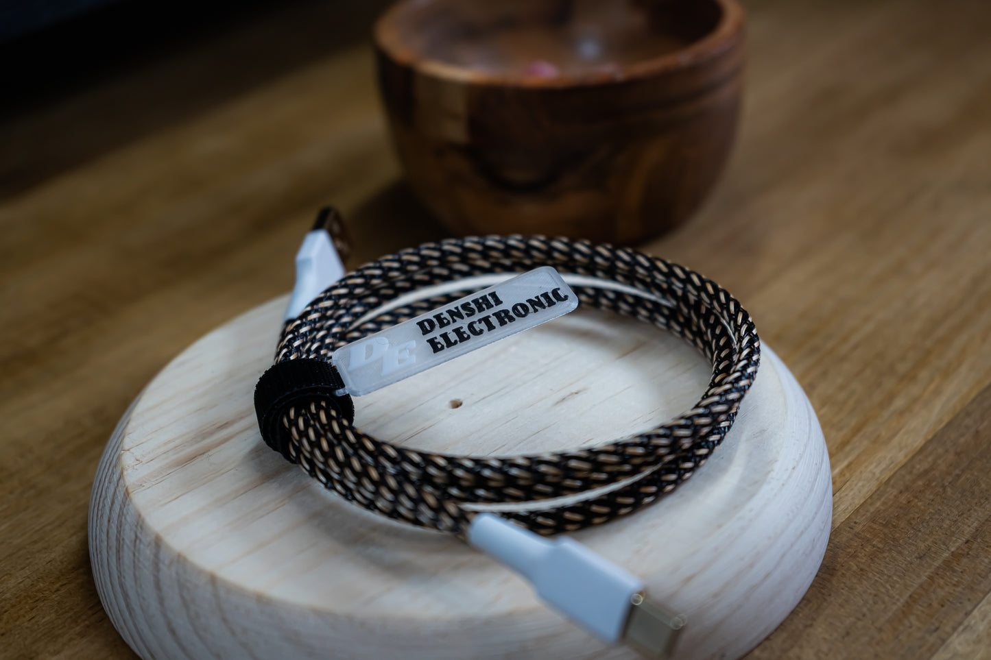 Basic Black & Yellow Cream Cable