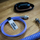 CLEAR PURPLE SYMMETRICAL AV CABLE