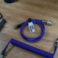 DARK PURPLE SYMMETRICAL AV CABLE