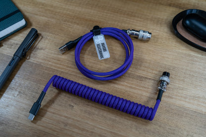 DARK PURPLE SYMMETRICAL AV CABLE