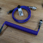 DARK PURPLE SYMMETRICAL AV CABLE