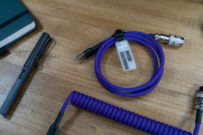 DARK PURPLE SYMMETRICAL AV CABLE