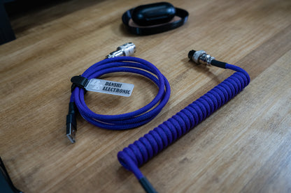 DARK PURPLE SYMMETRICAL AV CABLE