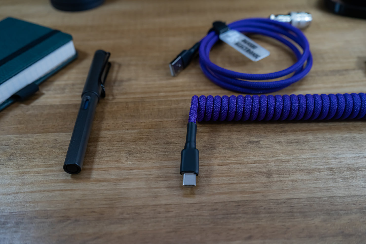 DARK PURPLE SYMMETRICAL AV CABLE
