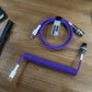 PINK PURPLE SYMMETRICAL AV CABLE