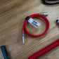 GLOW RED SYMMETRICAL AV CABLE
