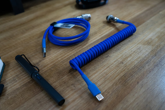 DEEP BLUE SYMMETRICAL AV CABLE