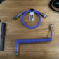 GALAXY PURPLE SYMMETRICAL AV CABLE