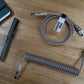 CHOCOLATE BEIGE SYMMETRICAL AV CABLE